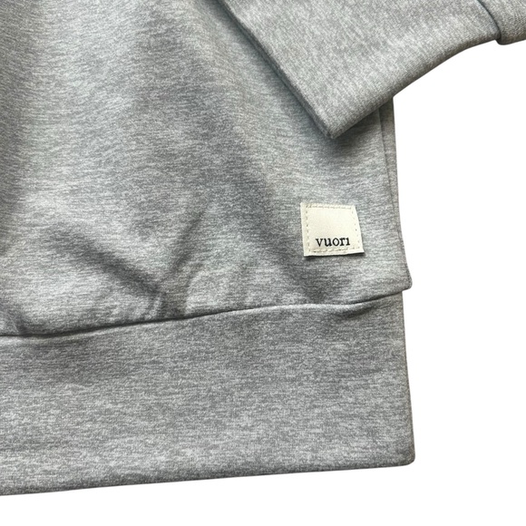 Vuori women’s Granite Funnel Neck sweatshirt gray size small dreamknit lounge - Picture 6 of 8